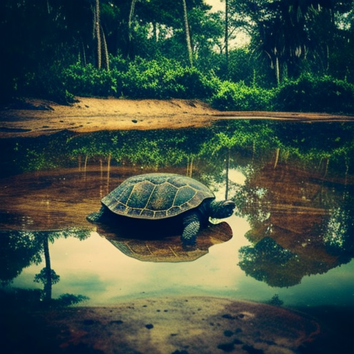 водная черепаха тарикайя